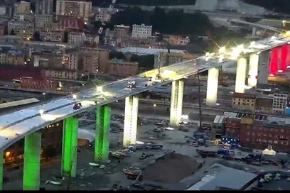 Genova, il nuovo ponte sul Polcevera sarà inaugurato a inizio agosto