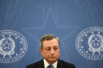 Draghi: solo l'Ucraina può decidere quale pace accettare