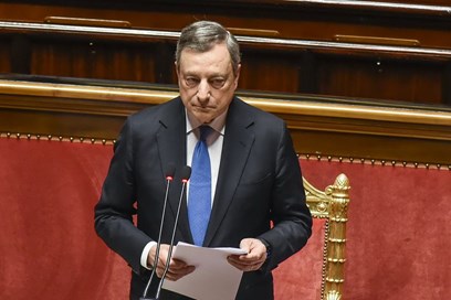 Draghi alla Camera: l'unità è essenziale in questi momenti, fondamentale il sostegno del parlamento