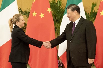 Meloni a Xi Jinping: mantenere scambi e dialogo